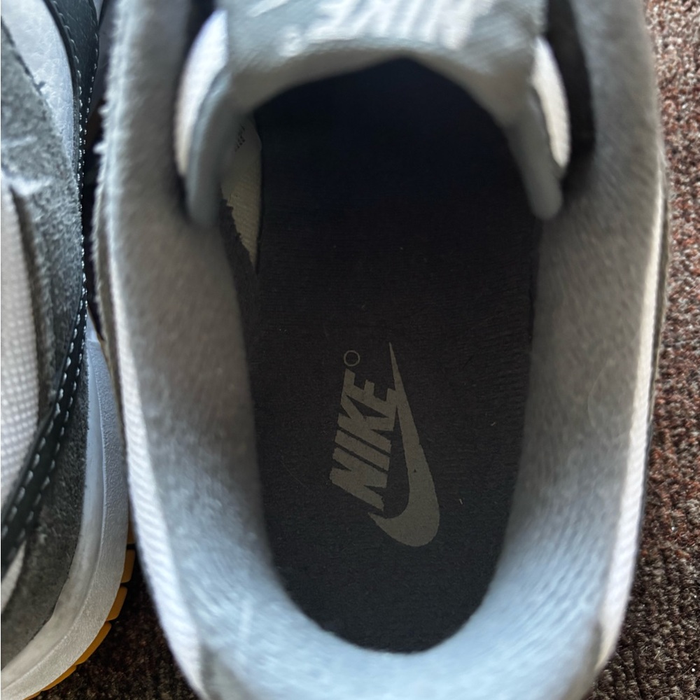 New - Nike Dunk Low Smoke Grey Gum Sole Sneakers - Sz 6.5 - Picture 6 of 7